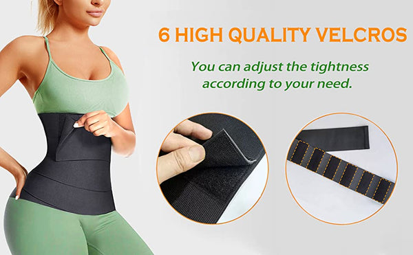 Waist Trainer For Women Lower Belly Fat Wrap Adjustable Snatch Me