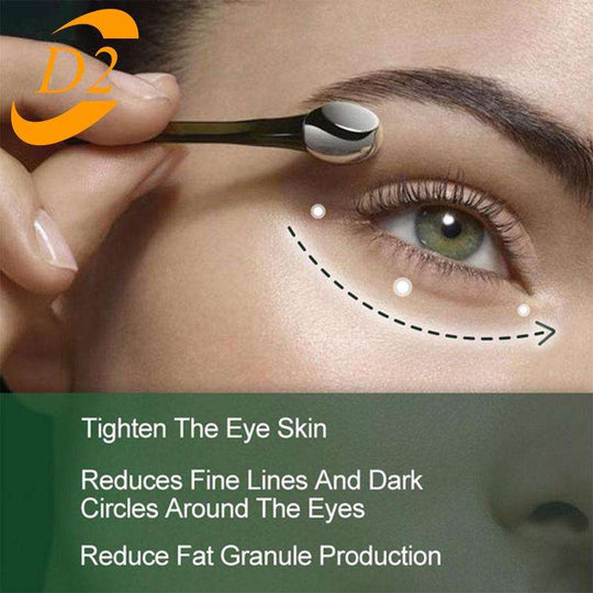 Premium Metal Eye Cream Wand, Face Massage, Facial Massager for Applicator, Reduce Puffiness