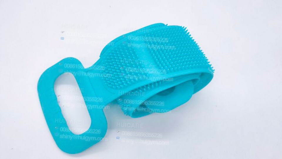 Exfoliating Personal Back Body Scrubber with Belt Handle Dual Sided