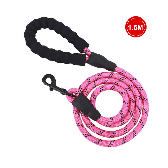 Pet Leash Outdoor Dog Leash Handle Rope P Style Adjustable Belt - MOQ 10 Pcs