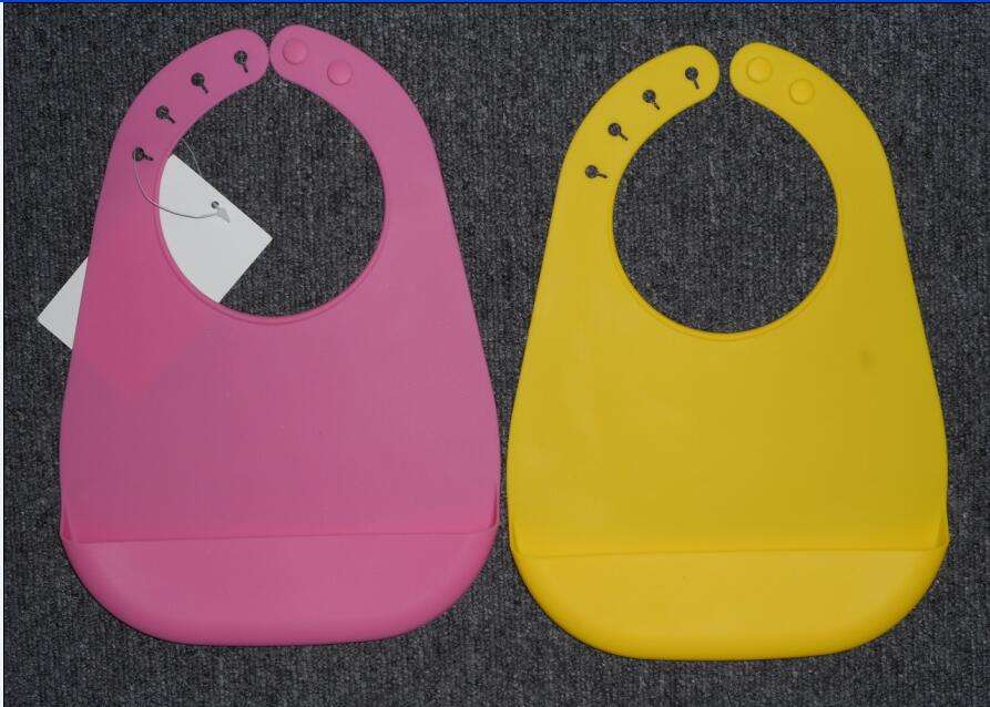 Silicone Bibs for Babies, Baby Feeding Bibs Waterproof Soft Durable Adjustable Bibs