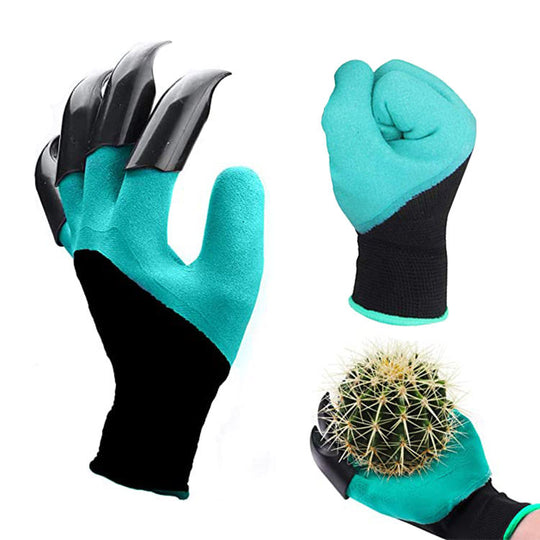 Garden Gloves with Claws Smooth Yard Work