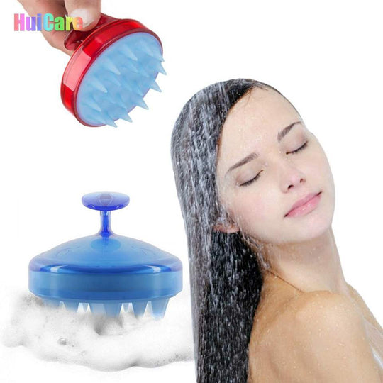 Bath Massage Soft Silicone Scalp Hair Shower Brush