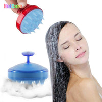 Bath Massage Soft Silicone Scalp Hair Shower Brush - MOQ 10 Pcs