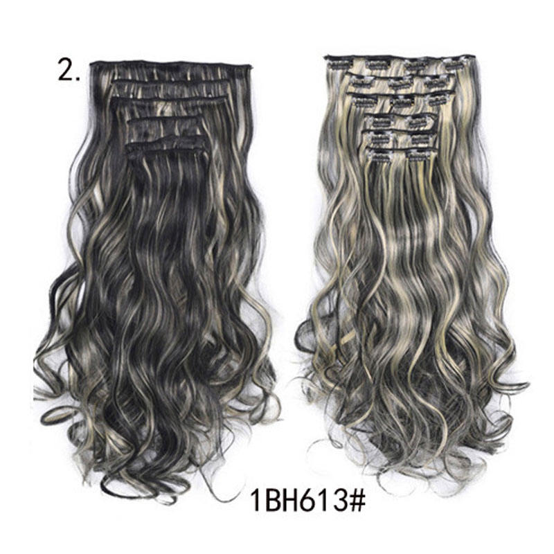 Long Curly Wavy Hair 16 Clip In Hair Extension