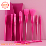 Candy Color Makeup Brushes Tool Set & Cosmetic Concealer Fish Tail Make Up Brushes Tools Combo Pack - MOQ 10 Pcs