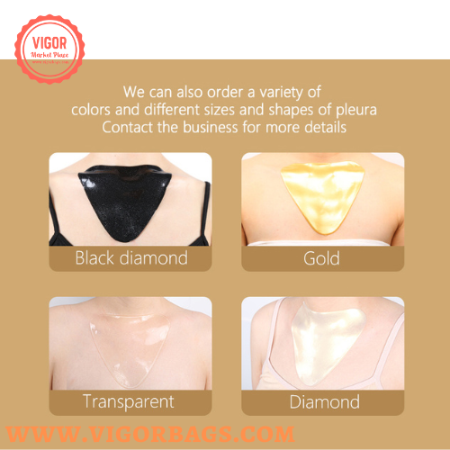 Hydrogel Gel Anti Wrinkle Gold Collagen Decollete Chest Pad - MOQ 10 pcs