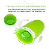 Baby Learning Drinking Cup 360 Degree Non Spill Trainer Water Cup baby 360 cup with Two Handles - MOQ 10 Pcs