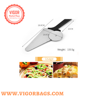 Pizza Cutter and Server Slicer Super Sharp Stainless Steel Wheel Blade - MOQ 10 pcs