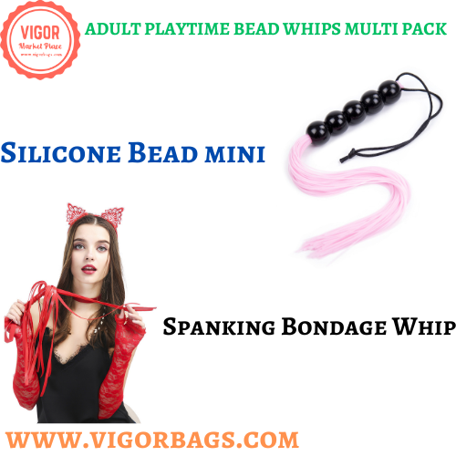 Silicone Bead mini Whip flogging Bondage & Spanking Bondage Whip 17 Combo Pack