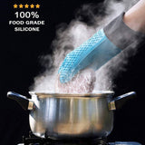 Silicone Baking gloves Non-slip extra long insulated waterproof