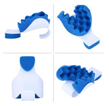 Stiff Neck and Shoulder Relaxer Pain Relief Spine Support Traction Pillow