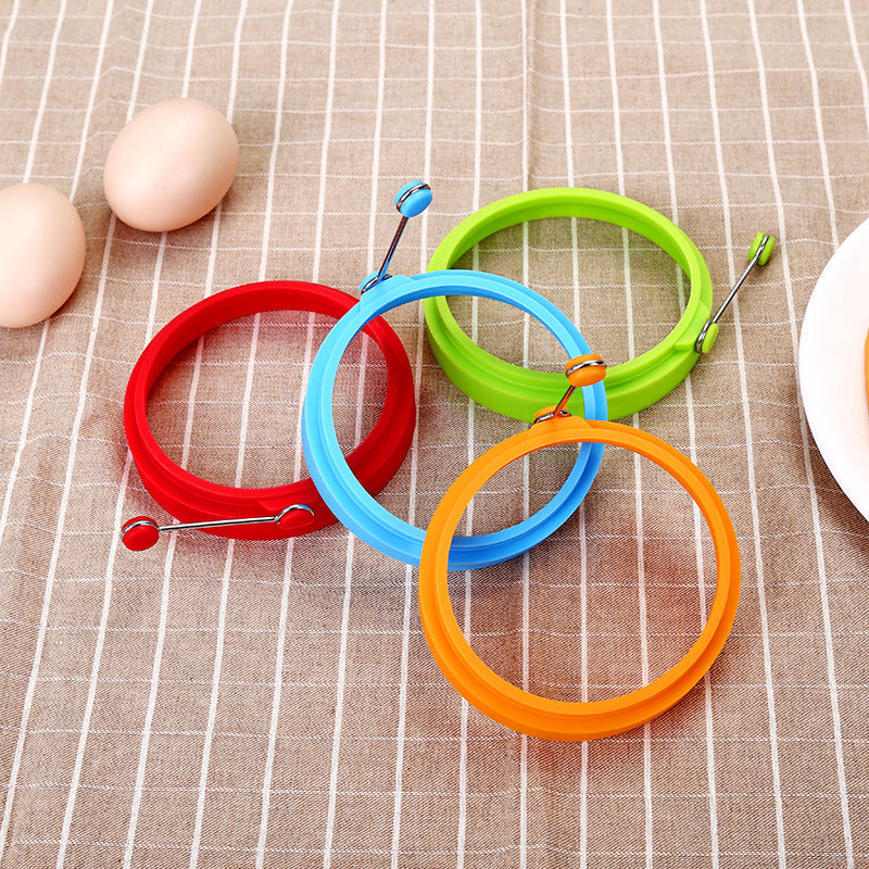 Nonstick Silicone Egg & Pancakes Molds - (Each Pack 4 Pcs) - MOQ(10 Pack)