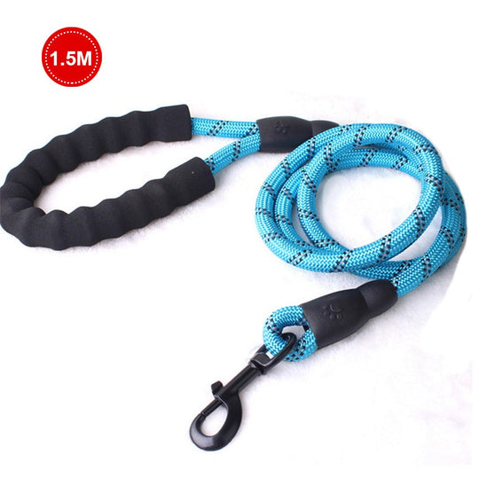 Pet Leash Outdoor Dog Leash Handle Rope P Style Adjustable Belt - MOQ 10 Pcs