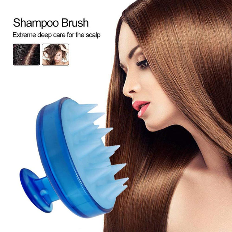 Bath Massage Soft Silicone Scalp Hair Shower Brush