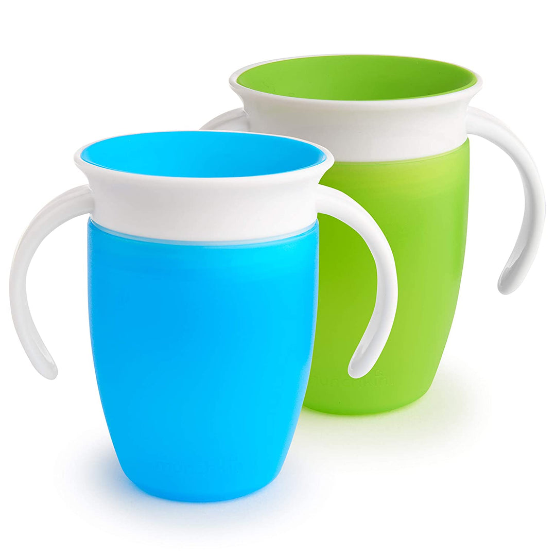 Baby Learning Drinking Cup 360 Degree Non Spill Trainer Water Cup baby 360 cup with Two Handles - MOQ 10 Pcs