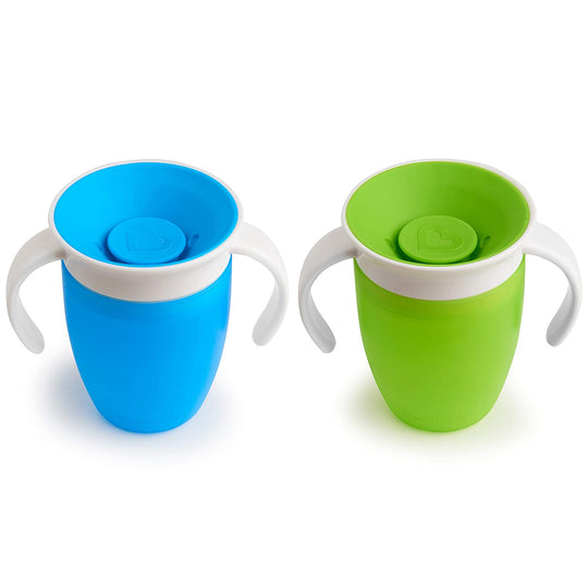 Baby Learning Drinking Cup 360 Degree Non Spill Trainer Water Cup baby 360 cup with Two Handles - MOQ 10 Pcs