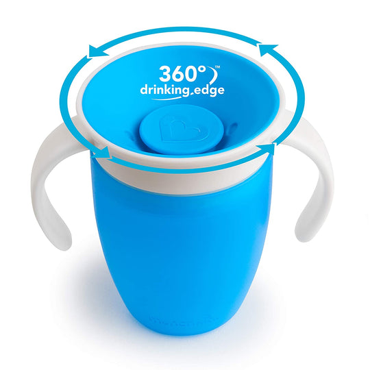 Baby Learning Drinking Cup 360 Degree Non Spill Trainer Water Cup baby 360 cup with Two Handles - MOQ 10 Pcs