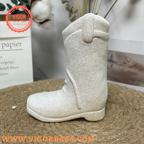 Cute Home Décor Cowboy Boot Match Holder