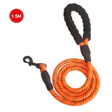 Pet Leash Outdoor Dog Leash Handle Rope P Style Adjustable Belt