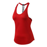 Women plus size Yoga Top Gym Sports girls Vest Sleeveless Sport Workout Shirts Tank Tops