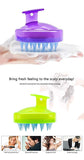 Bath Massage Soft Silicone Scalp Hair Shower Brush - MOQ 10 Pcs