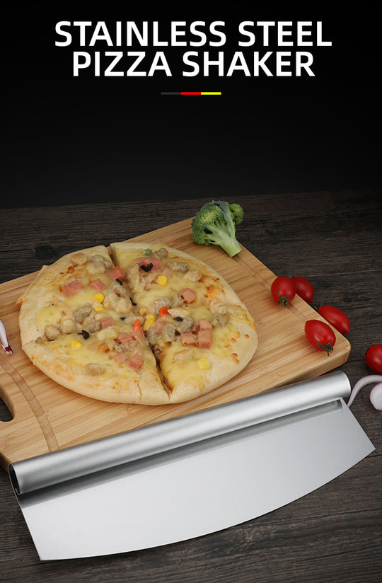 Pizza Rocker Cutter Stainless Steel Slicer Knife Sharp