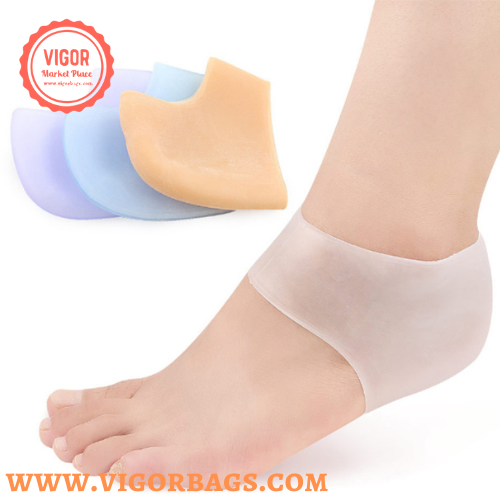 Silicone Gel Heel Protector Foot Care & Ankle Silicone Gel Heel Pad Combo Pack