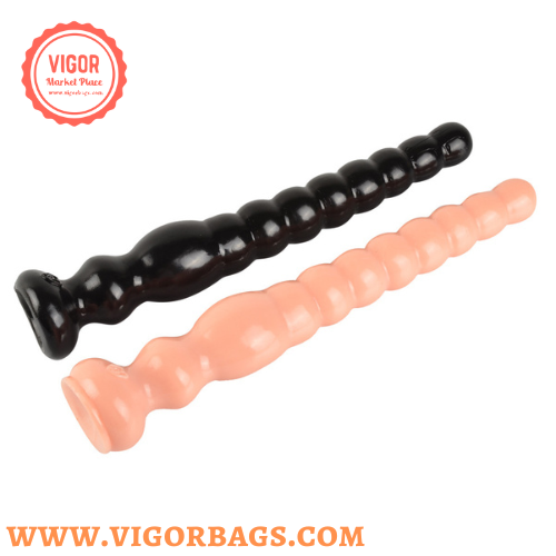 Huge Silicone Enlarge Plug Beads Toy Kit & Silicone Anal Long Bead Combo Pack