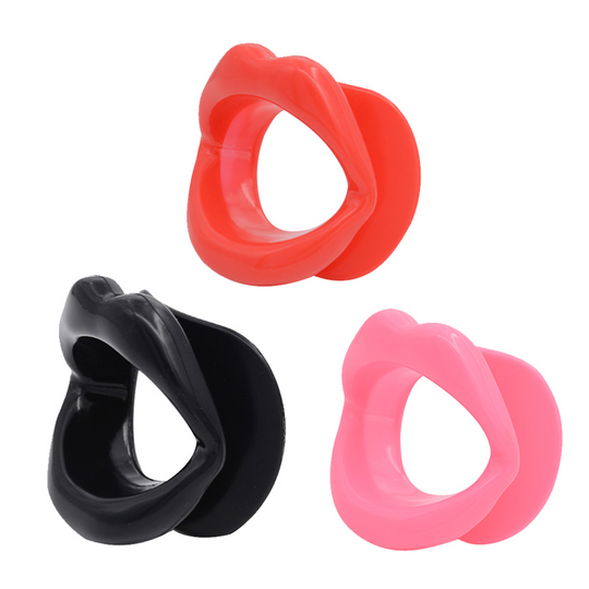 Japanese Lips O Ring Open Mouth Bondage Restraint Gag Collar