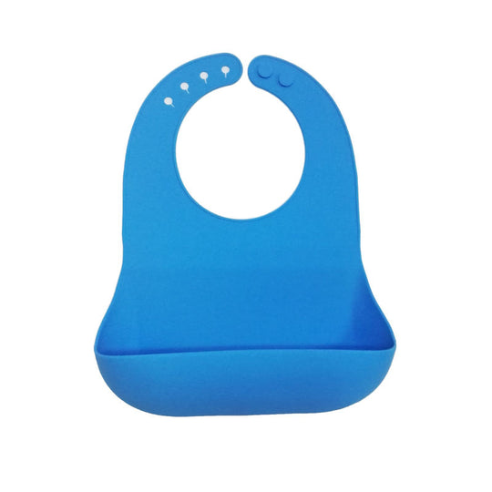 Silicone Bibs for Babies, Baby Feeding Bibs Waterproof Soft Durable Adjustable Bibs