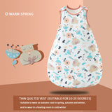 High End Comfort Cotton Baby sleeping bags for spring and autumn