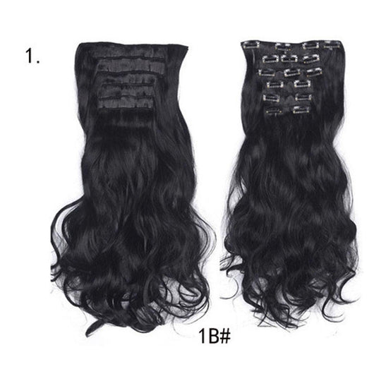 Long Curly Wavy Hair 16 Clip In Hair Extension