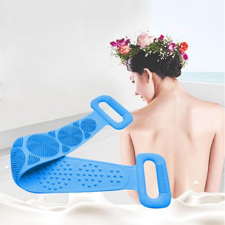 Exfoliating Personal Back Body Scrubber with Belt Handle Dual Sided - MOQ 10 Pcs