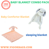 Soothing Security Bunny  and Sleeping Bunny with Blanket Multi Pack