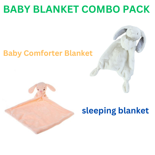 Soothing Security Bunny  and Sleeping Bunny with Blanket Multi Pack(5 Pack)