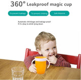 Baby Learning Drinking Cup 360 Degree Non Spill Trainer Water Cup baby 360 cup with Two Handles