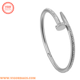 Stylish Simple Love Bangle & Nail bracelet for women trendy 18K Bangle Combo Pack - MOQ 10 Pcs