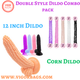 Double Style Dildo Combo pack(Bulk 3 Sets)
