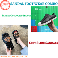 Sandals Anti-slip in indoor areas & Lightweight Breathable Sandal Outdoor & Indoor Combo Pack - MOQ 10 Pcs