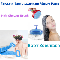 Scalp & Body massage Multi Pack(Bulk 3 Sets)