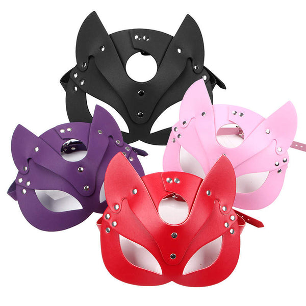 Upscale Cat Mask Costume Bunny Fox Halloween Party - MOQ 10 pcs