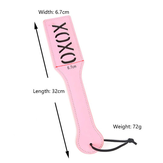 Spanking Paddle XOXO Words - MOQ 10 Pcs