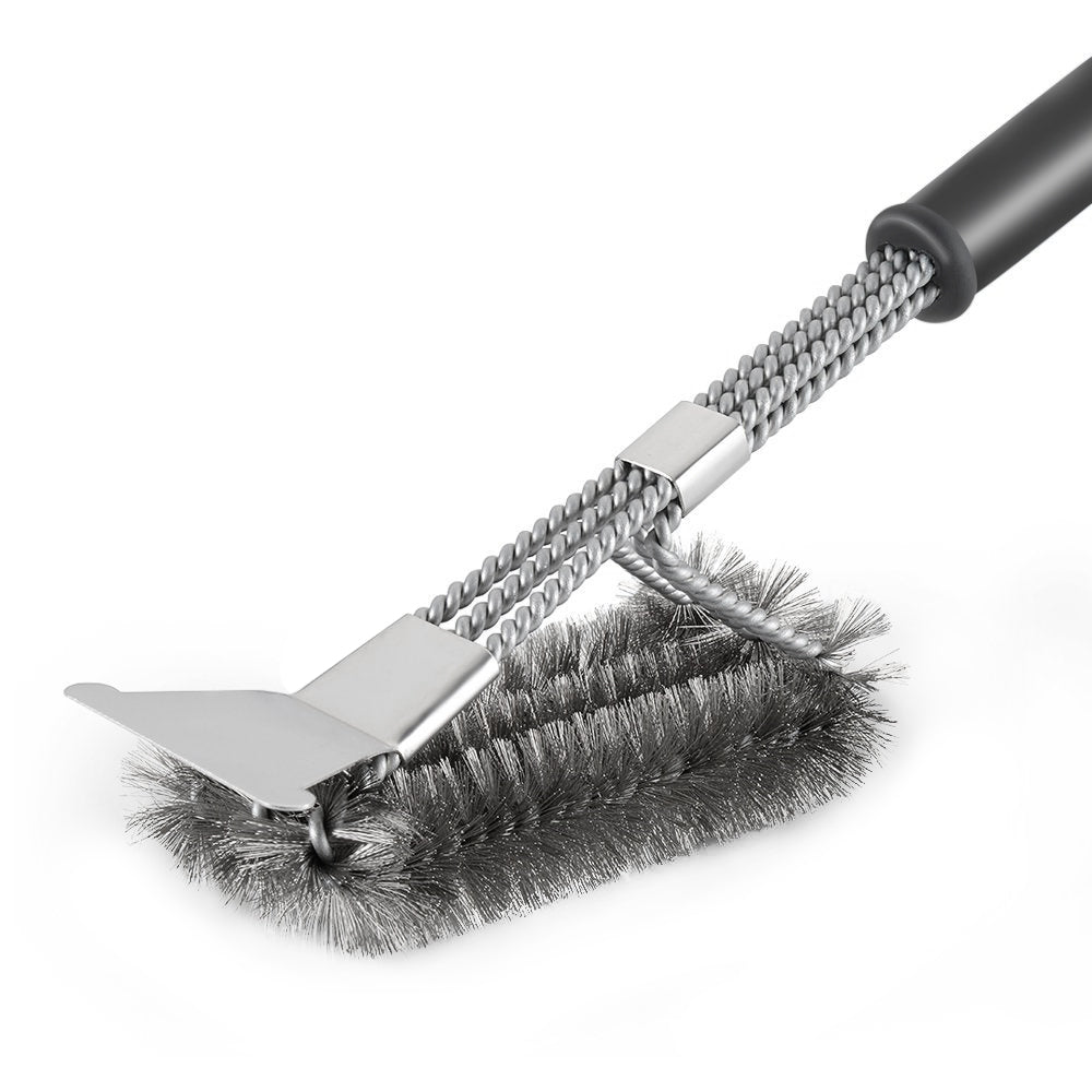 Premium BBQ Grill Brush and Scraper