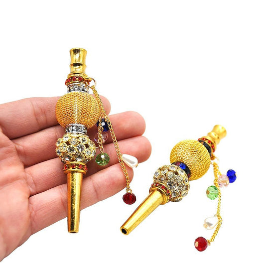 Diamond Zinc Alloy shisha nozzle smoking tool mouth tips hookah Mouth Tips