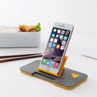 Bento Single layer Plastic Lunch Box - Mobile Phone Holder - MOQ 30 Pcs