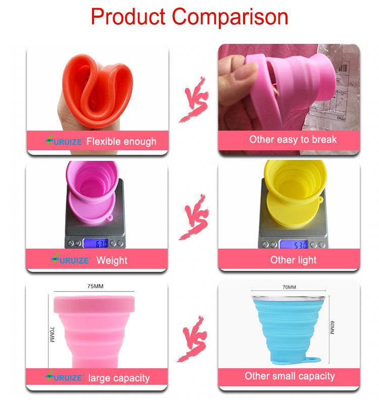 Silicone Menstrual Disc Cup