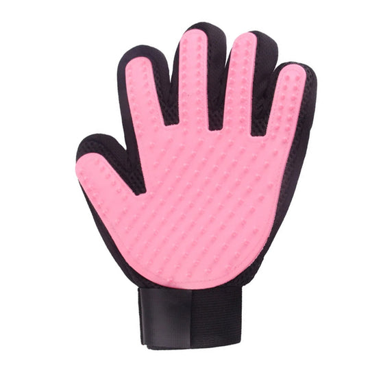 Pet Grooming Glove - Gentle Desheding Brush Glove