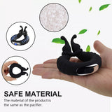 USB Rechargeable Erection 10 Speeds Silicone Male Cock Ring Multi Speed Vibrator