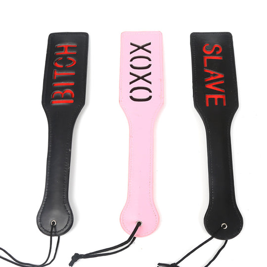 Spanking Paddle XOXO Words